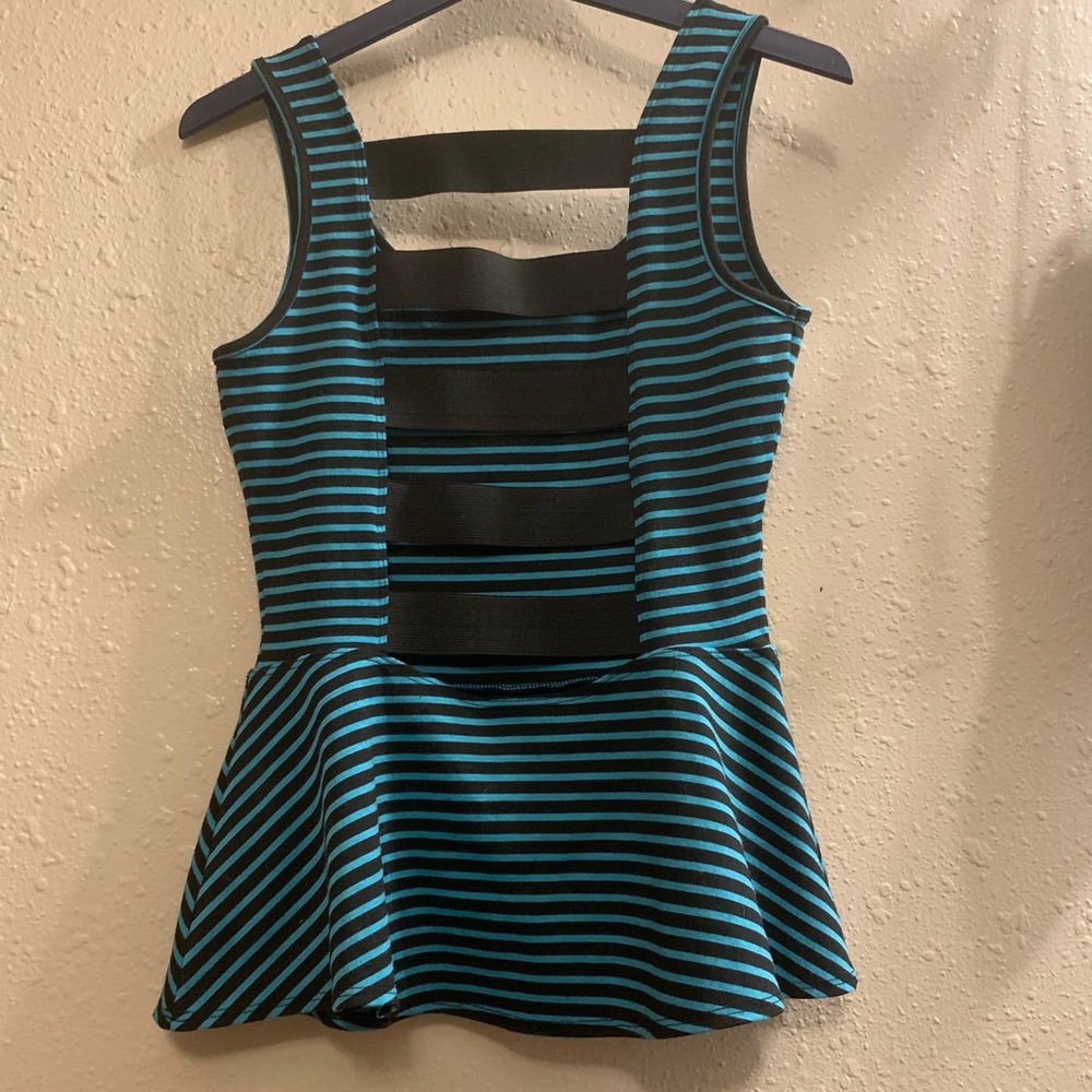 Peplum tank top
